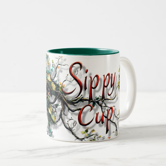 Coupe Sippy Whimsical Nature Mug (Devant droit)