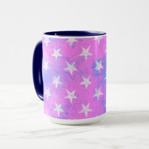 Coupe Space Mug Star Stars rose et violet