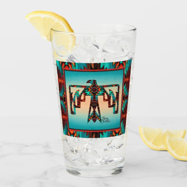 Coupe Tribal Thunderbird en verre (Devant glace)