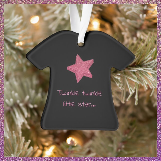 Coupe Twinkle Little Star Ornament noir et rose (Créateur téléchargé)