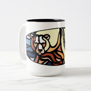 Coupes d'art d'ours natifs Mugs Coupe d'ours polai