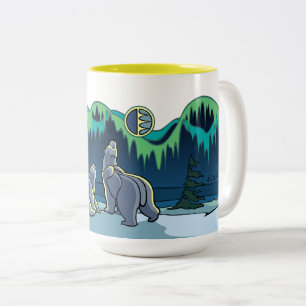 Coupes d'art d'ours natifs Mugs Coupe d'ours polai