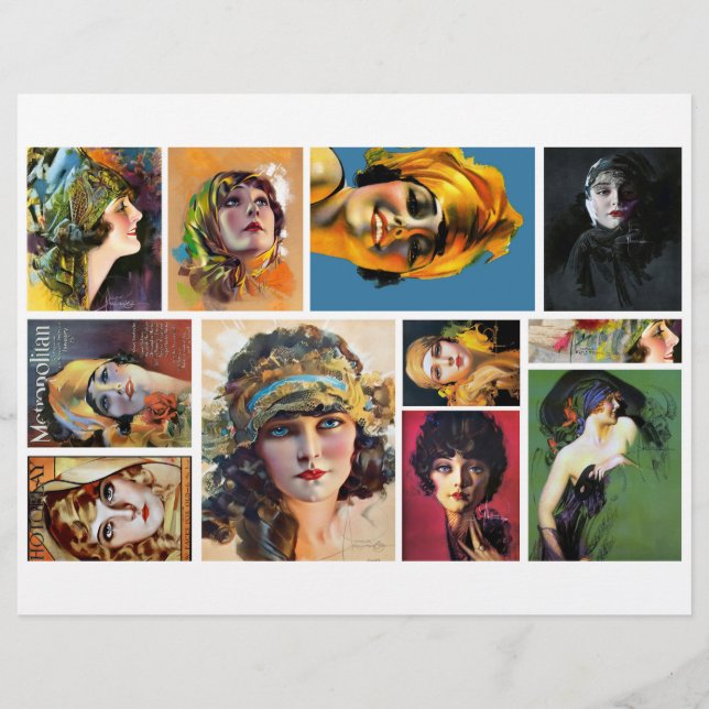 Coupes de poitrine pour femmes des années 1920 (Devant)