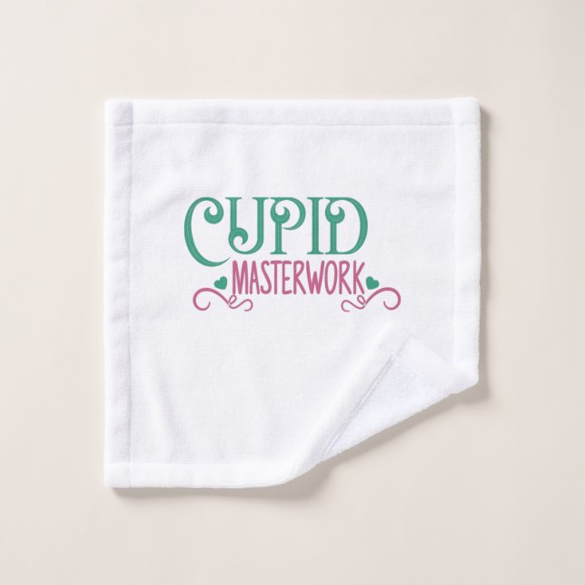 Couple Cadeau Cupide (Gant de toilette)