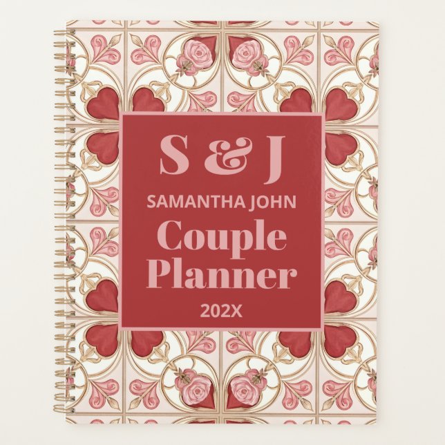Couple Carrelage Bistrot Romantique pour la Saint- (Devant)