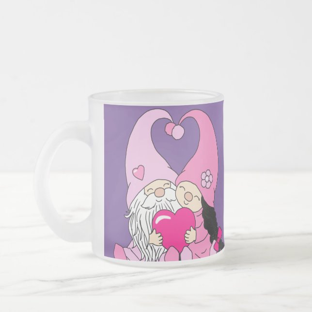 Couple dans la tasse amoureuse (Gauche)