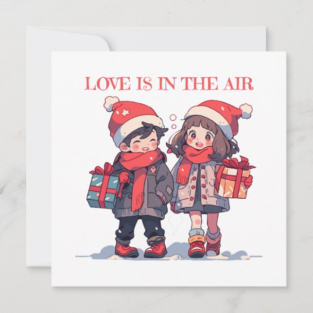 Couple de Noël - L'amour est dans l'air (Devant)