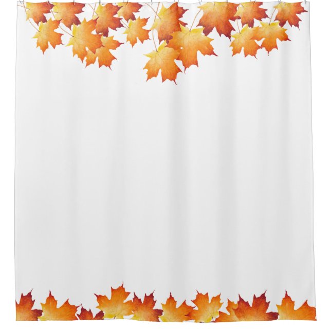 Couple d'érable sur un rideau de douche (Devant)