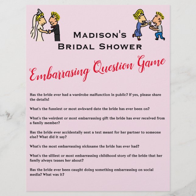 Couple ✨ jeu de Fête des mariées amusant (Devant)