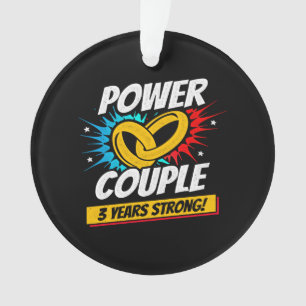 Couple Married 3 Years - 3Wedding Anniversary