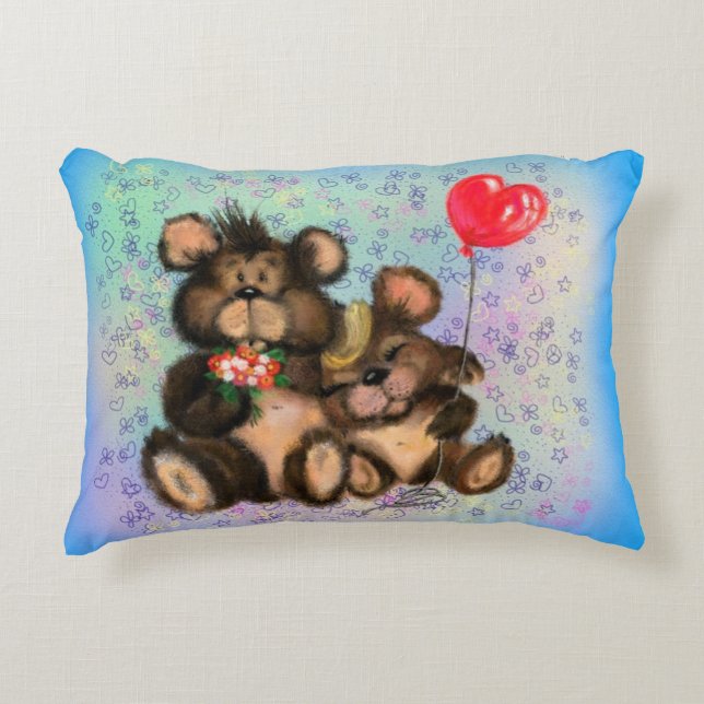 Couple Ours avec Coussin d'accentuation du ballon  (Devant)