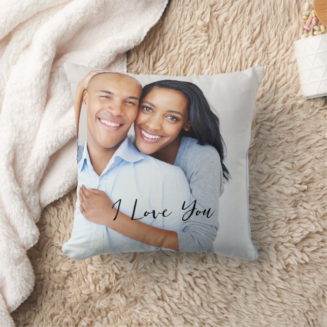 Couple Photo Joli Coussin de Jet (Couverture)