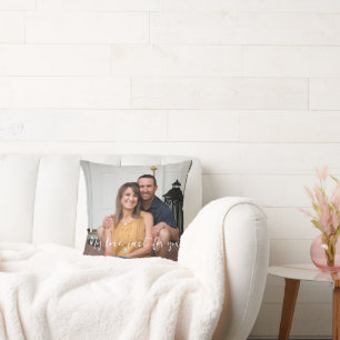 Couple Photo Joli Coussin de Jet