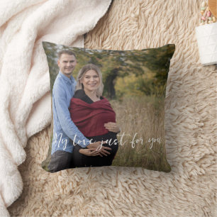 Couple Photo Magnifique Coussin Décoratif