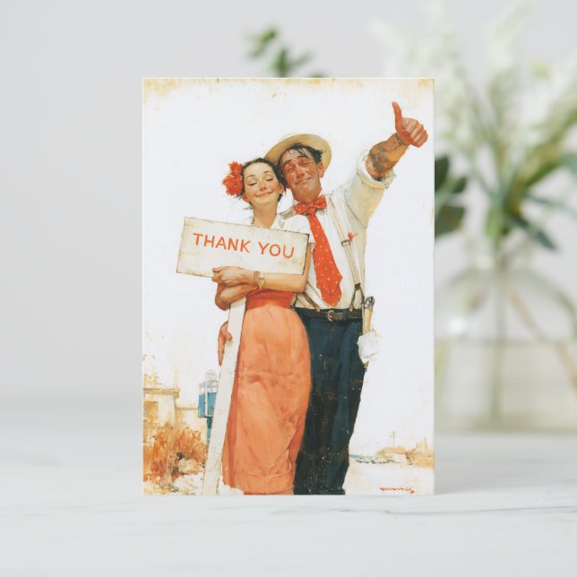 Couple Vintage Merci (Debout devant)