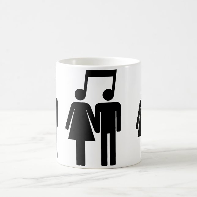 Couples dans la tasse d'harmonie (Centre)