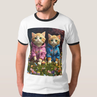 Couples de chats en Sweat - shirt à capuche : Flor