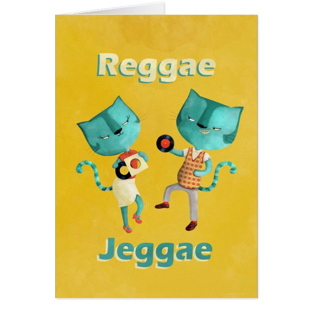 Couples des chats bleus de reggae (Devant)