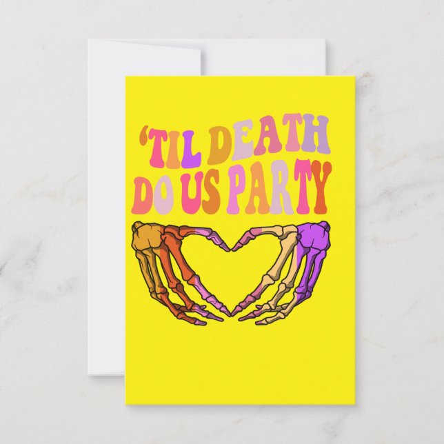 couples mariage 'Jusqu'à la mort Do Us Bachelorett (Devant)