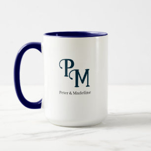 Couples personnalisés Café Mug