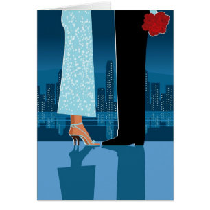 Couples romantiques dans la ville