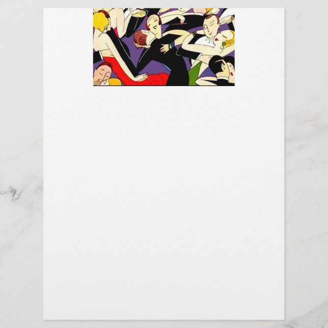 Couples Vintages dansants (Devant)