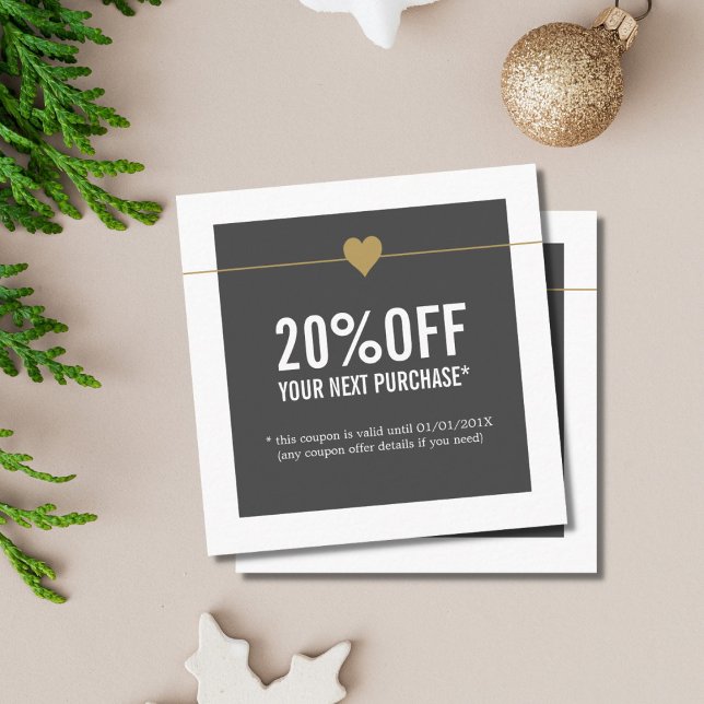 Coupon de salon de beauté simple et élégant (Créateur téléchargé)