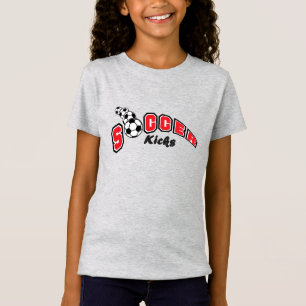 Coups de soccer - T-shirt rouge