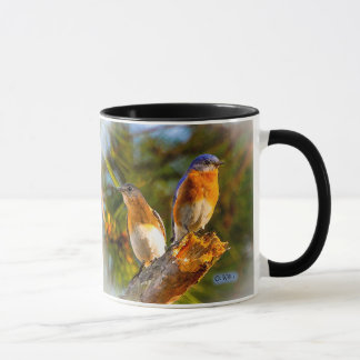 Cour de 040 oiseaux bleus tasse de classique de 11