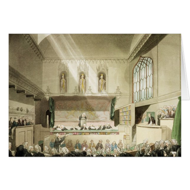 Cour de Bench du Roi, Westminster Hall (Devant horizontal)