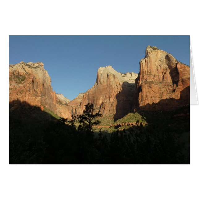 Cour des Patriarches I à Zion National Park (Devant horizontal)