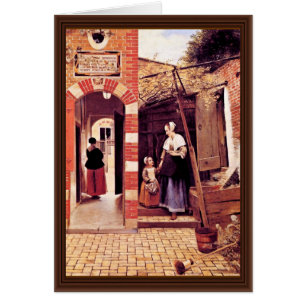 Cour d'une Chambre à Delft par gnôle Pieter De (