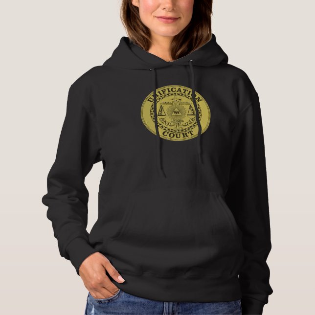 Cour d'unification Sweat - shirt à capuche femme N (Devant)