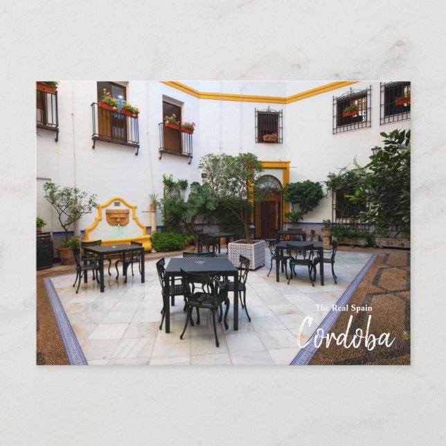 Cour Patio, Espagne Carte postale (Devant)