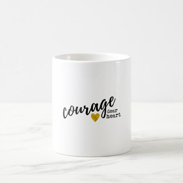 Courage cher Heart Mug (Centre)