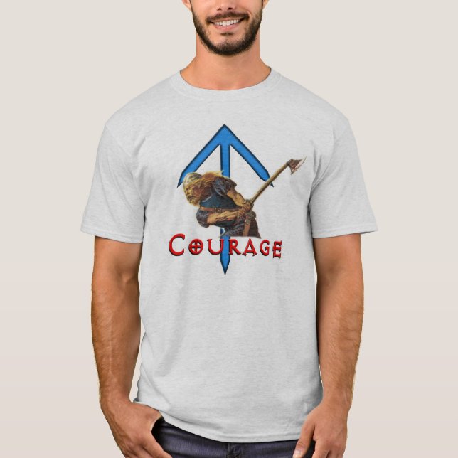 Courage ! T-shirt de Tyr (Devant)
