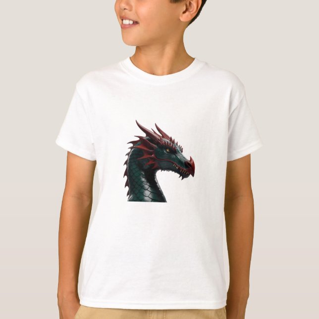 Courageux Héros Dragon – Collection de T-Shirts po (Devant)