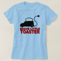 Courageux peu de T-shirt de grille-pain