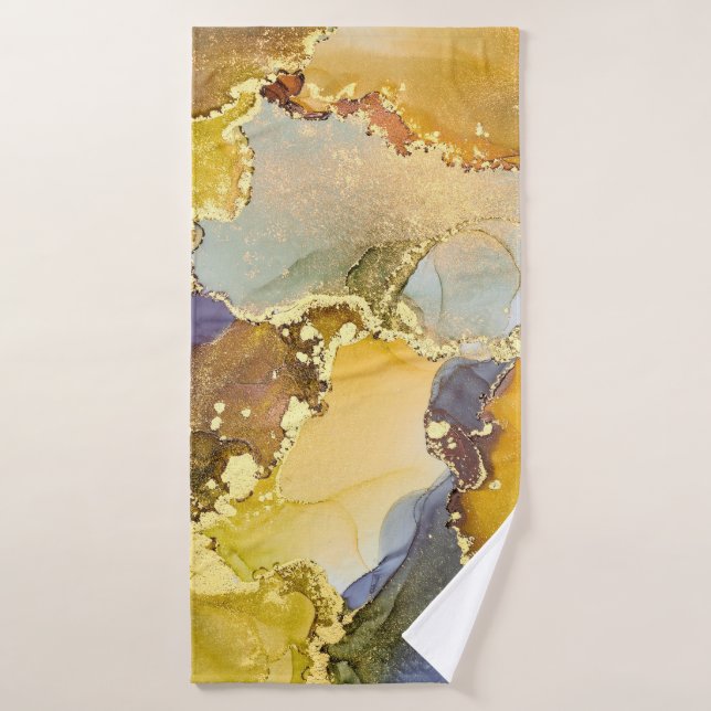 Courants de teintes translucides, sertissant swi m (Serviette de bain)