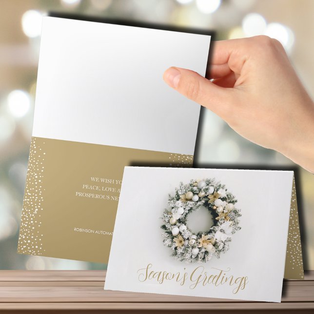 Courbe de Noël Plier carte de vacances d'affaires (Créateur téléchargé)