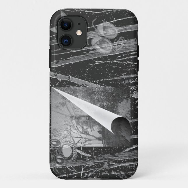 Courbe de page noire avec Coque d'yeux-Coque (Dos)