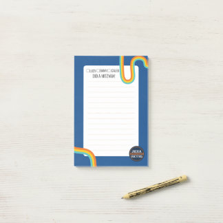 Courbes de liste de contrôle ! Notes post-it