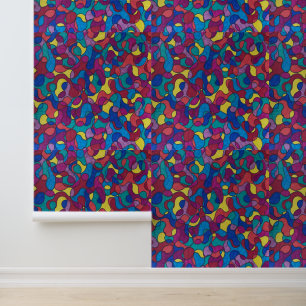 Courbes de papier peint couleur