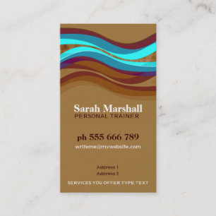 Courbes Earth Hill avec Carte de visite de logo