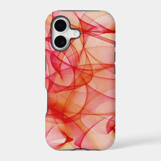 Courbes rouges - enveloppe de l'iPhone 5