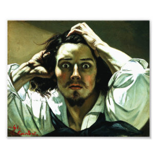 Courbet L'Homme Désespéré Impression