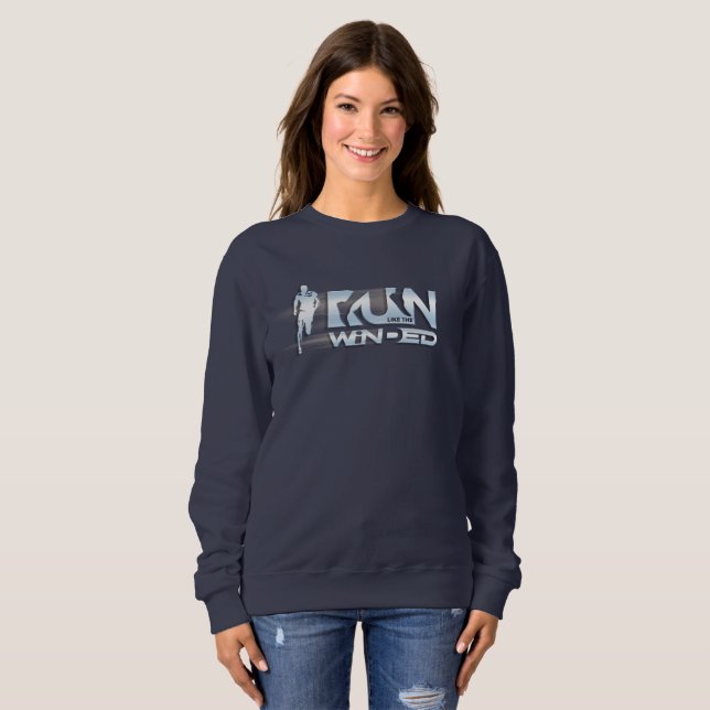 Coure Comme Ayant Le Vent | Sweatshirt pour Femme (Devant entier)