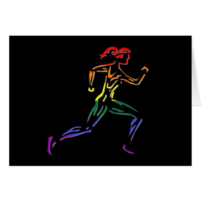 Coureur de femelle de fierté de GLBT (Devant horizontal)
