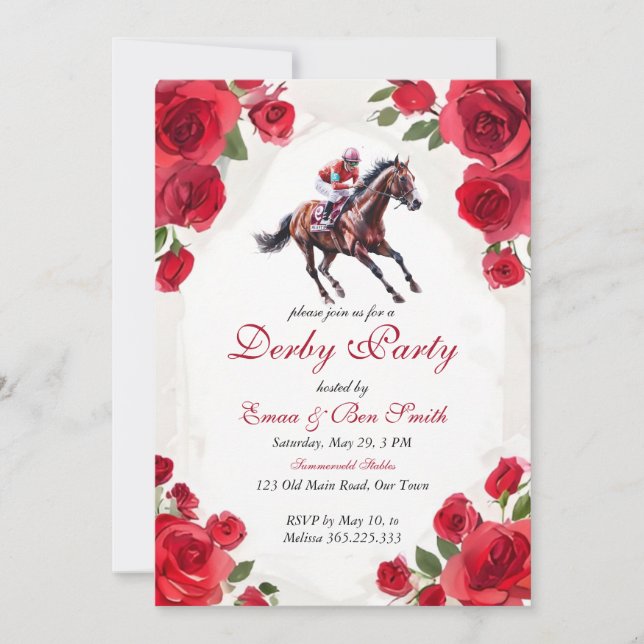 Coureur pour les Roses Invitation de Jockey du Ken (Devant)