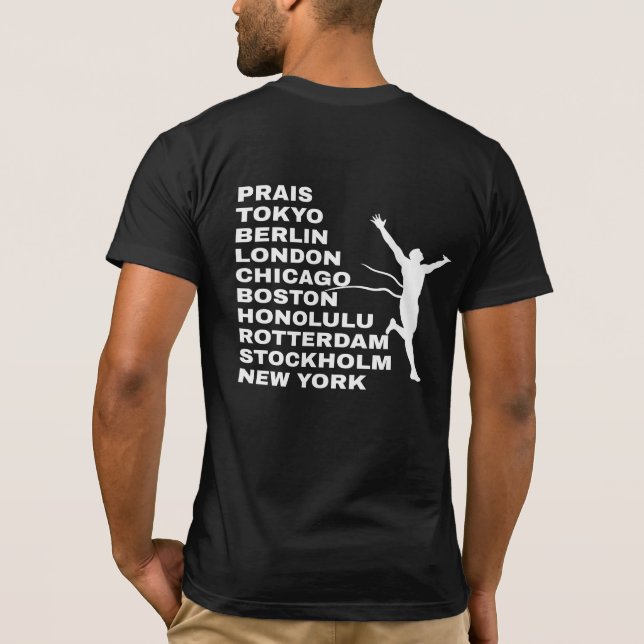 Coureur, T-shirt marathon (Dos)